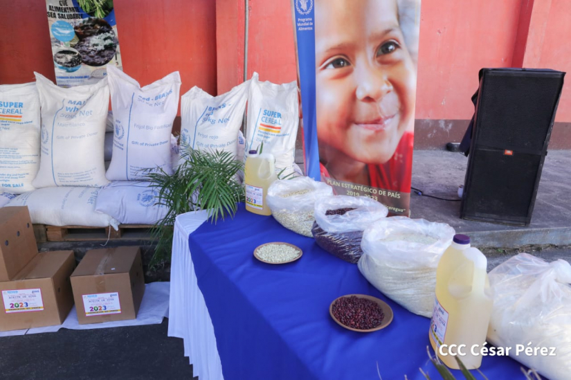 Nicaragua Sale primera caravana de alimentos para la Merienda